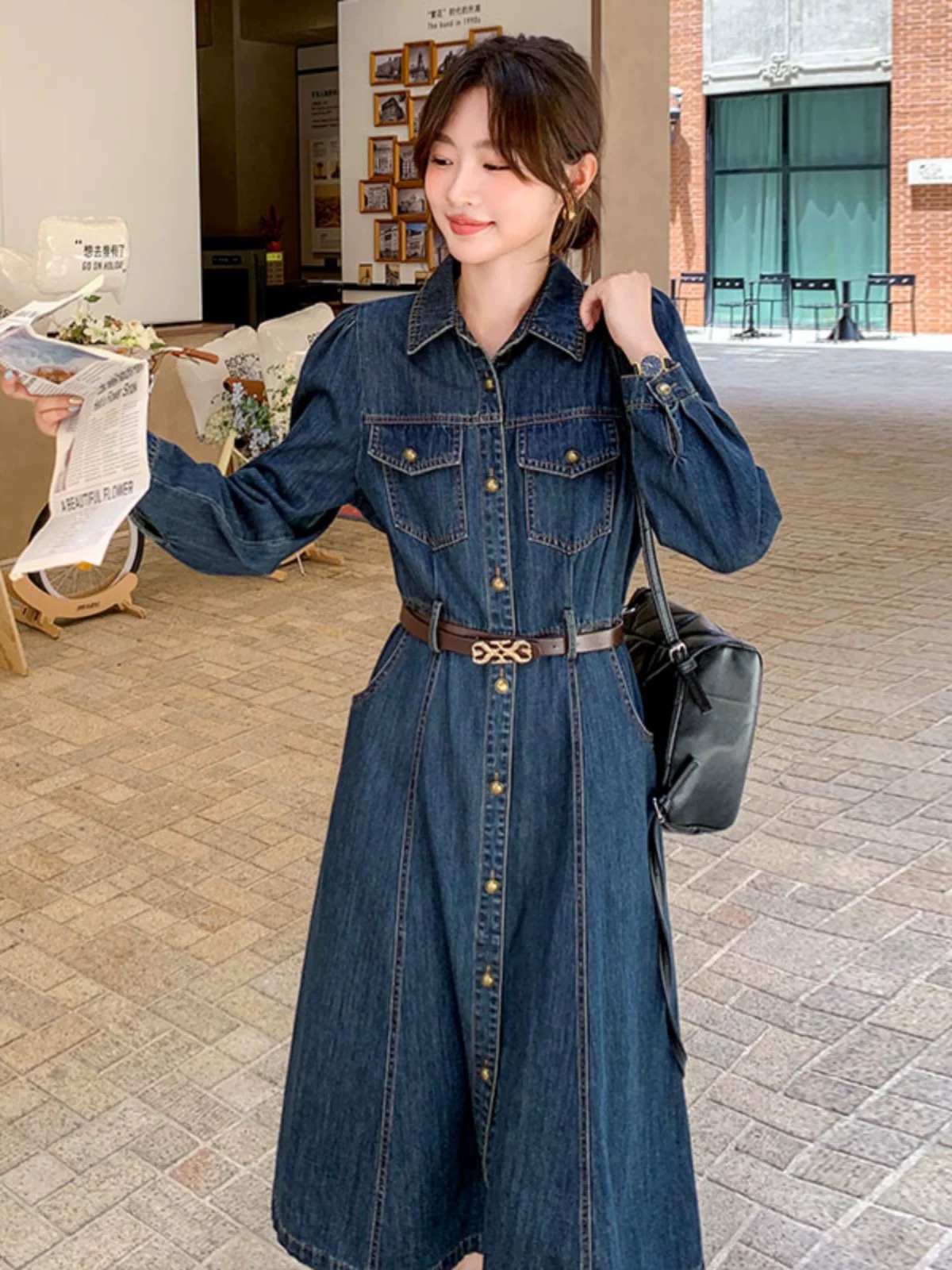 In my auntie era dress & belt DD120 images